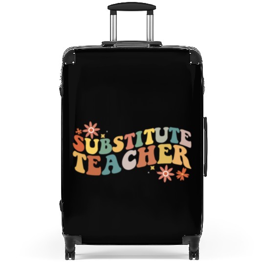 Substitute Teacher Back To School Sub Teacher Suitcases