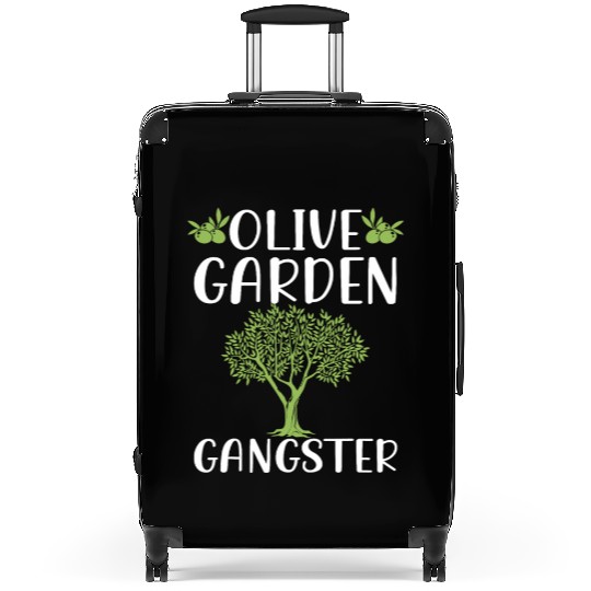 Olive Garden, Gardening, Olive Graphic Suitcases