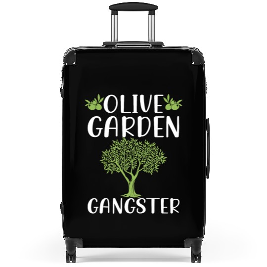 Olive Garden, Gardening, Olive Graphic Suitcases