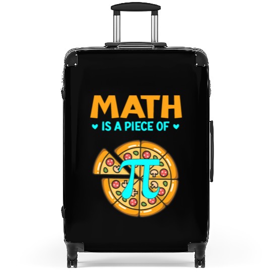 Pi day 3.14 Math Is A Piece Of Pizza Suitcases