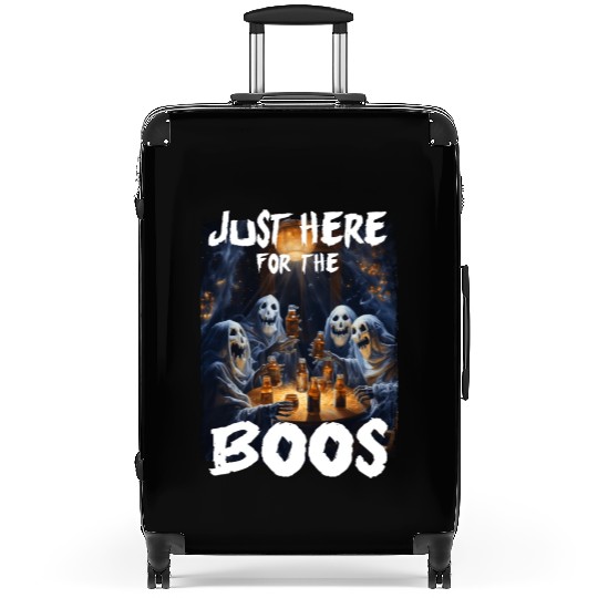 I'm Just Here For The Boos Cute Ghost Funny Women Suitcases