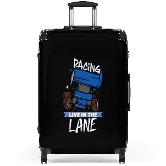 Sprint Car Mom Dirt Track Racing Racing Race Day Suitcases