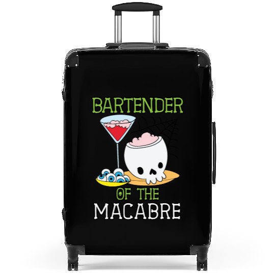 Bartender of the Macabre Bartender Halloween Suitcases