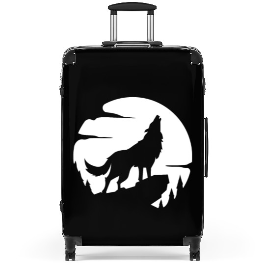 Wolf Howl Wilderness Wildlife Suitcases