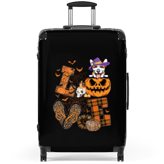 Funny Corgi Dog Lover Gift Love Corgi Halloween Suitcases