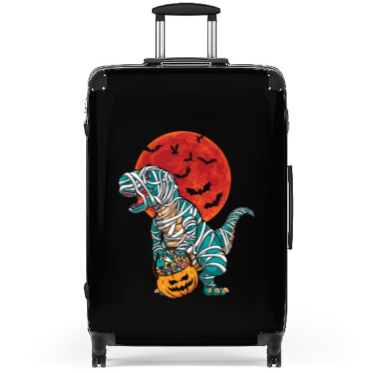 Dinosaur Mummy Pumpkin Lazy Creepy Halloween Suitcases