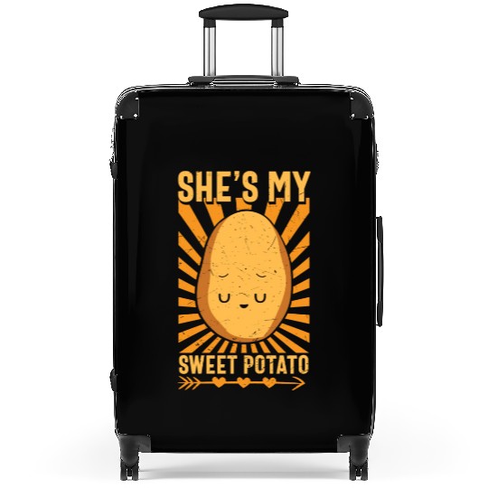 She s My Sweet Potato Funny Matching Halloween Suitcases