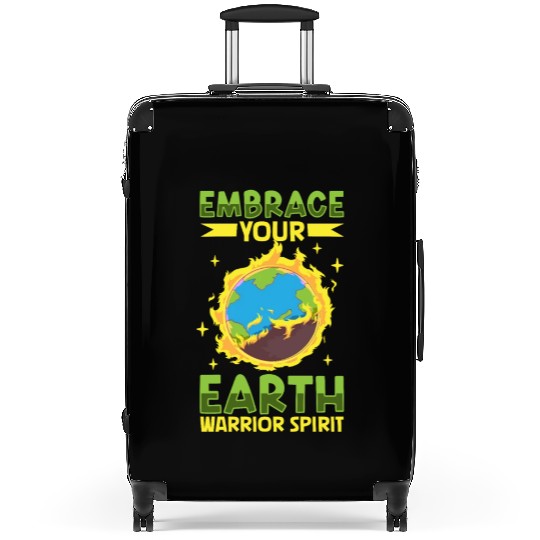 Climate Change Environmental Earth Day Planet Suitcases