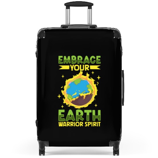 Climate Change Environmental Earth Day Planet Suitcases
