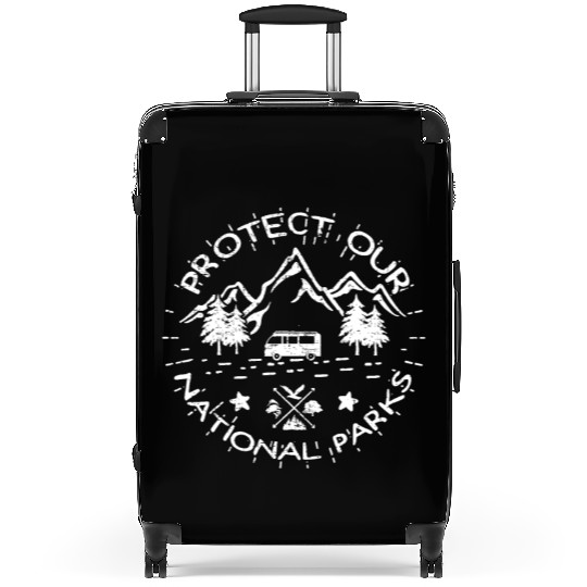 Protect Our US 59 National Parks Preserve Camping Suitcases