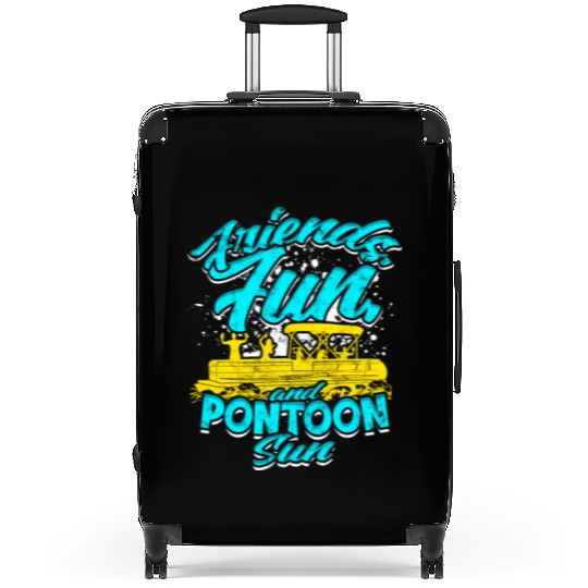 Friends, fun, and pontoon sun - Pontoon Suitcases