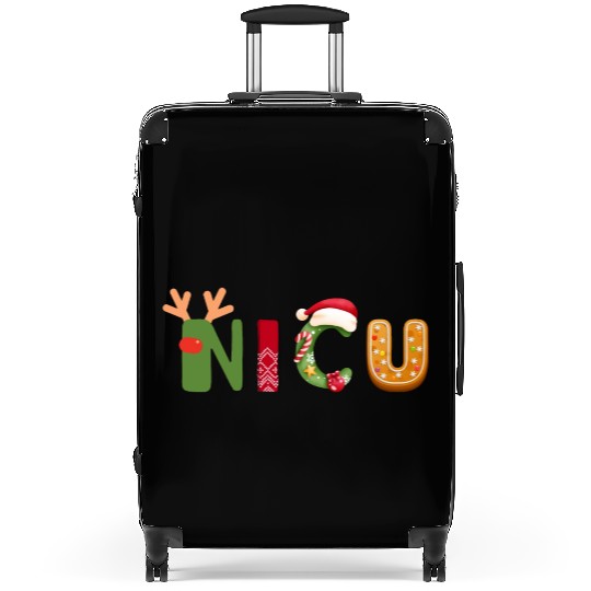 Cute NICU Christmas design Suitcases
