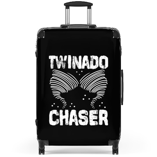 Twinado Chaser Funny Mom Dad Twin Parents Suitcases