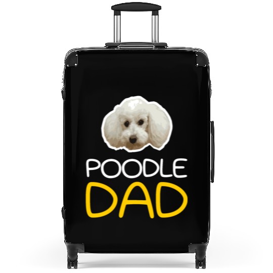 poodle dad - Poodle Cute Dog Lover Dog Friend Suitcases