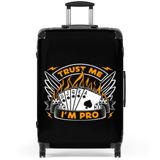 Classic Blackjack Trust Me I'm Pro Loves Card Game Suitcases