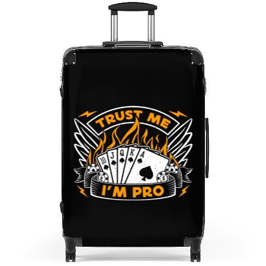 Classic Blackjack Trust Me I'm Pro Loves Card Game Suitcases