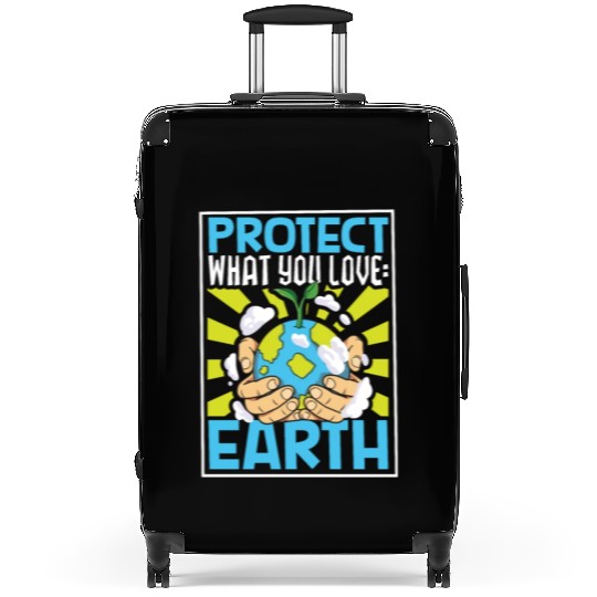 Climate Change Environmental Earth Day Planet Suitcases