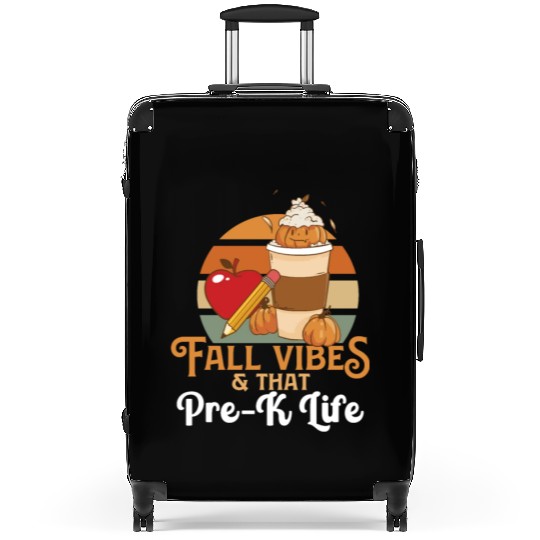 Fall Vibes That Pre-K Life Preschool Teacher Suitcases