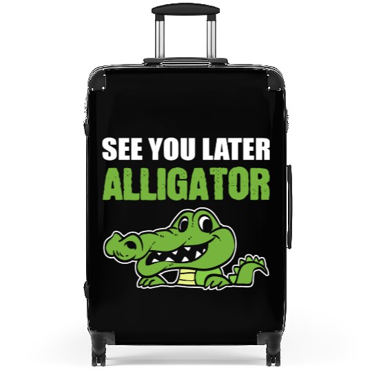 Later Alligator Outgoing Person Gift Suitcases
