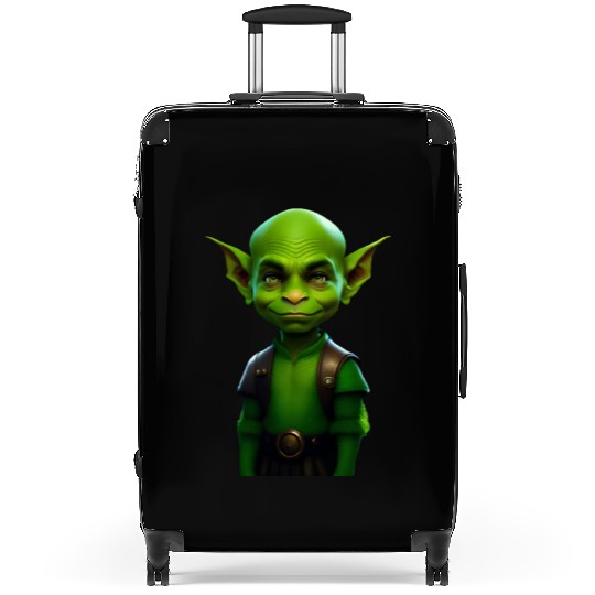 Green Goblin Rascal Embrace the Mischief Suitcases
