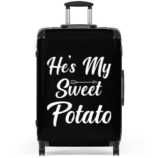 He s My Sweet Potato Thanksgiving Suitcases