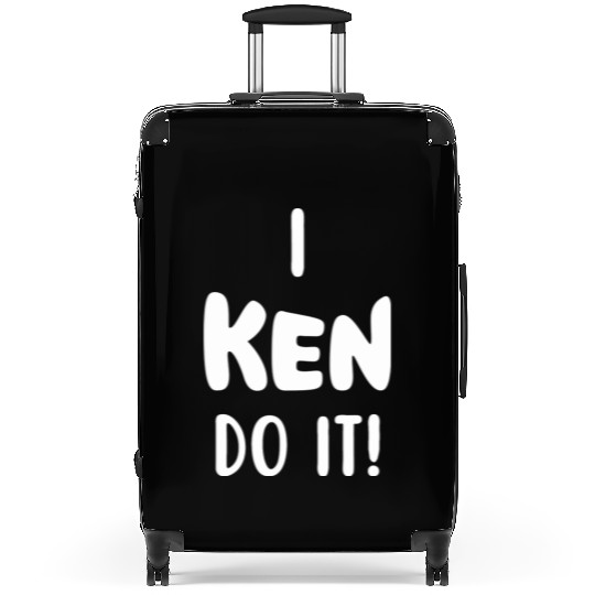 Funny Ken quote Suitcases and apparel design