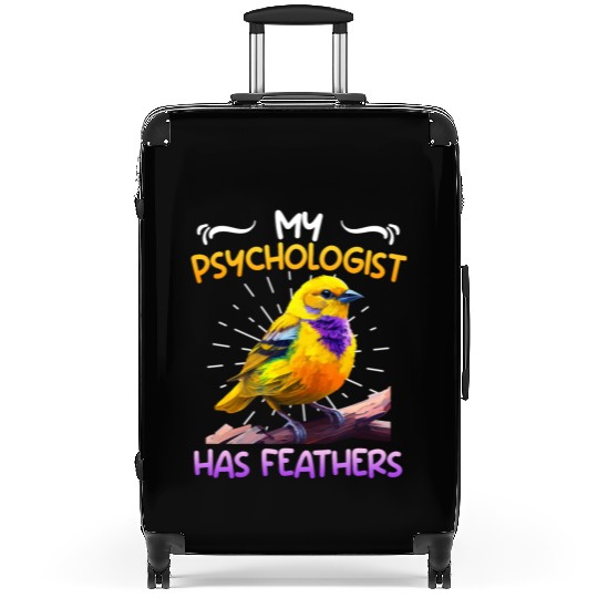 Canary My Psychologist has Feathers Piepmatz Suitcases