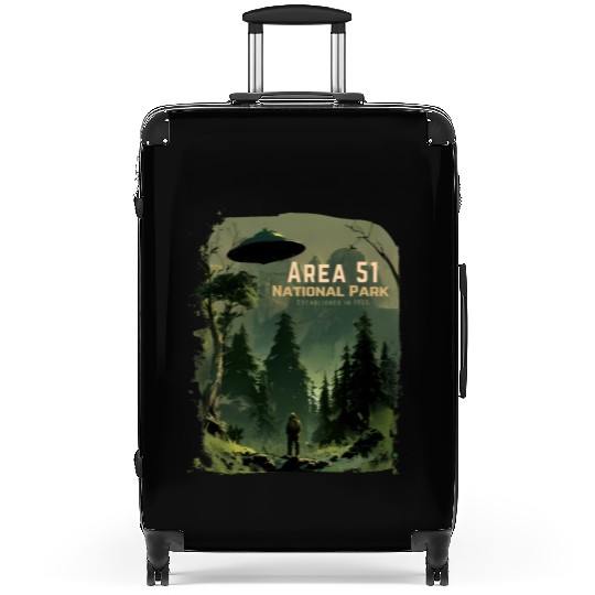 Area 51 National Park - Established In 1955 Suitcases
