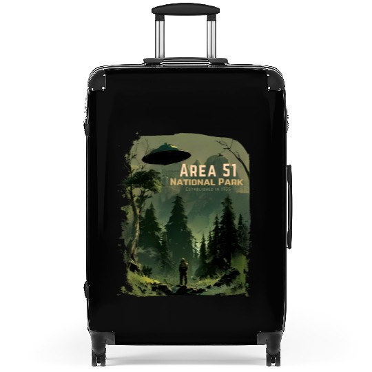Area 51 National Park - Established In 1955 Suitcases