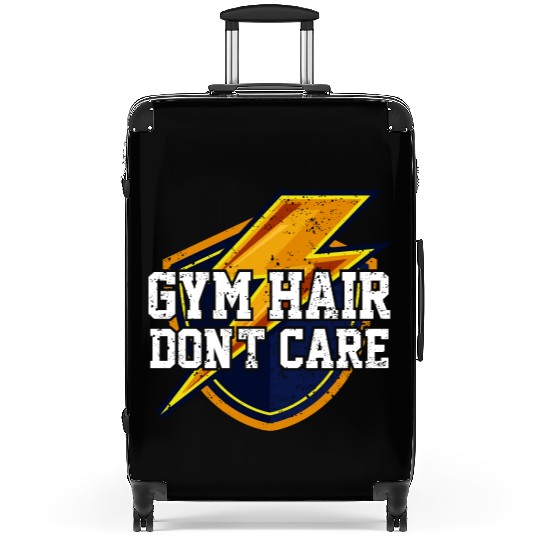 The gym here doesn't care. fitness and health Suitcases