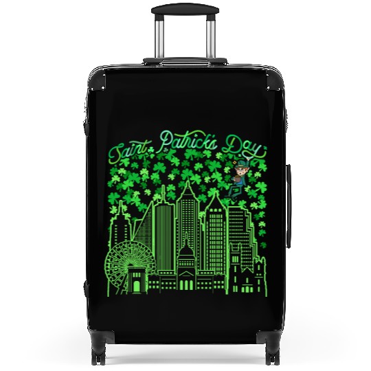 Saint Patrick's Day Atlanta Georgia Suitcases
