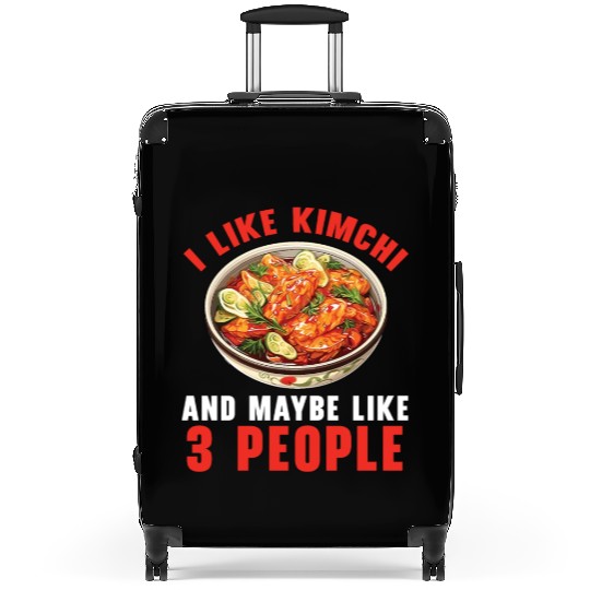 Kimchi Lover Korean Cuisine Spicy Food South Korea Suitcases