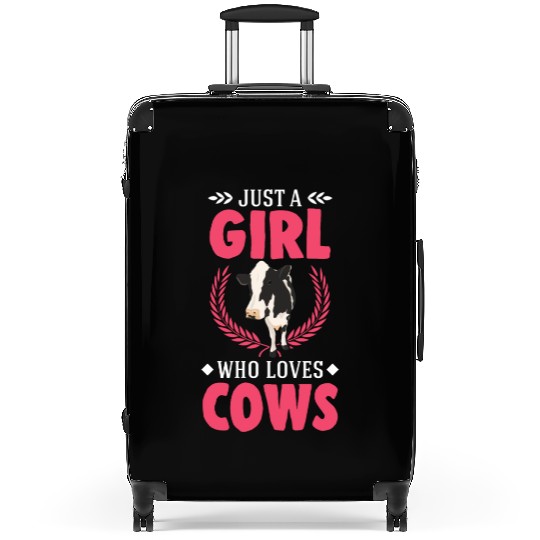 Cow Girl Cattle Cows Breeder Suitcases