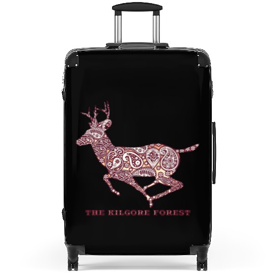 Deer - Maroon Suitcases