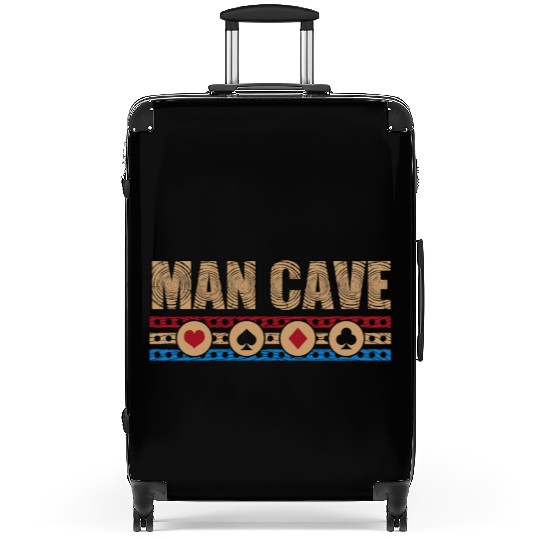 Cribbage Man Cave Loves Board Game Tournament Suitcases