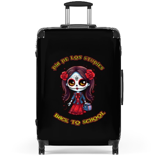 day of the dead back to school Suitcases