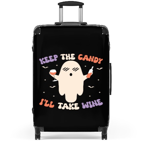 Keep the candy I will take Wine Suitcases