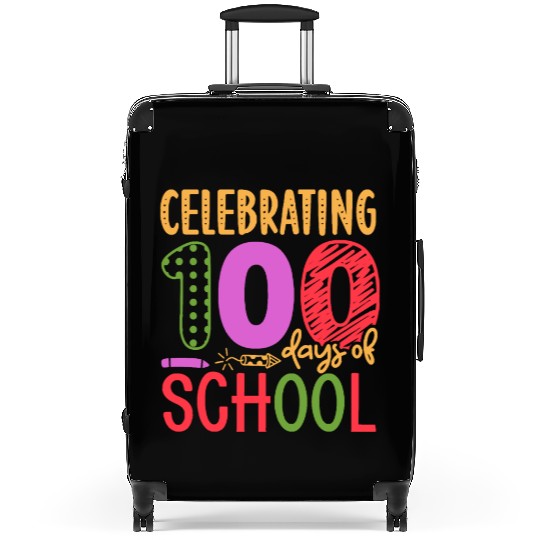 Celebrating 100 days of school Suitcases