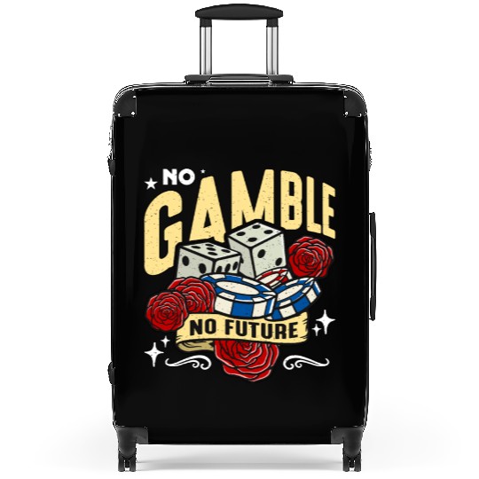 Poker Dice No Gamble No Future Card Game Dices Suitcases