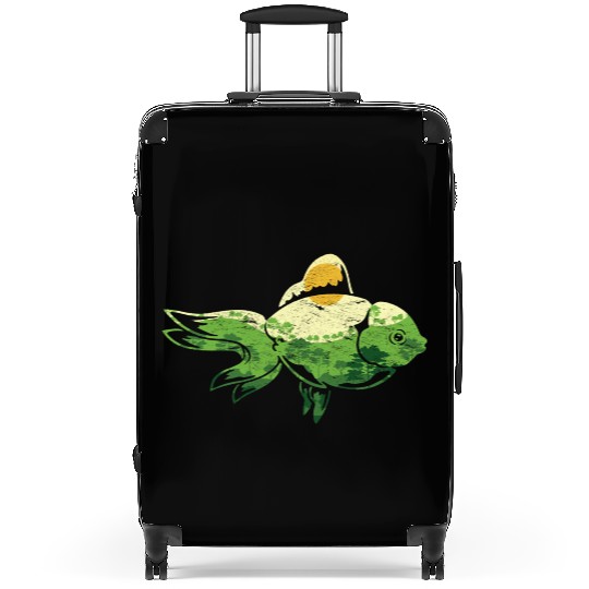 Forest Nature Landscape Fishing Gift Cute Fish Suitcases