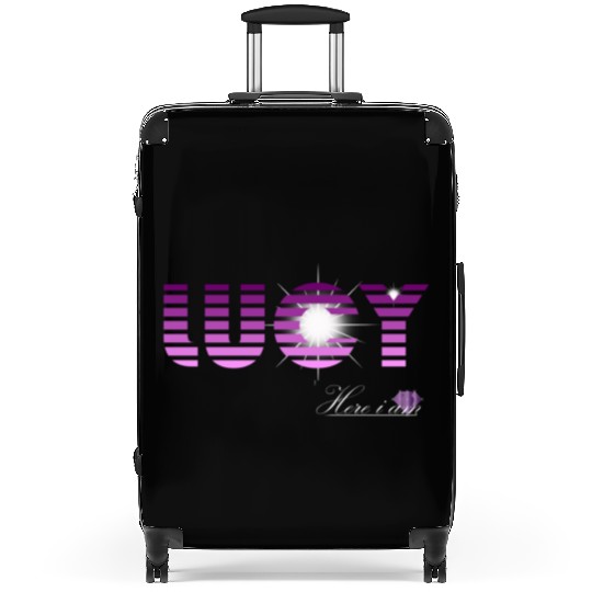 Lucy pink and violet - Latin's etymology - Light Suitcases