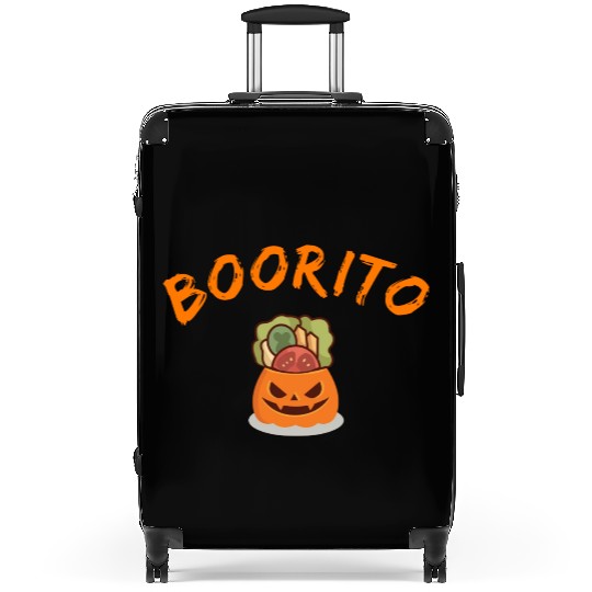 Halloween Burrito Pumpkin Mexican Trick Or Treat Suitcases