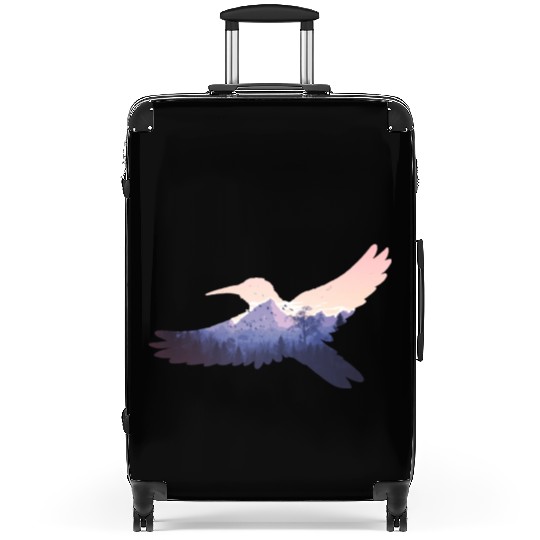 Hummingbird Bird Mountains Fly Nature Paradise Suitcases