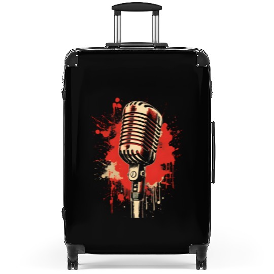 Microphone Classic Mic Splash Suitcases