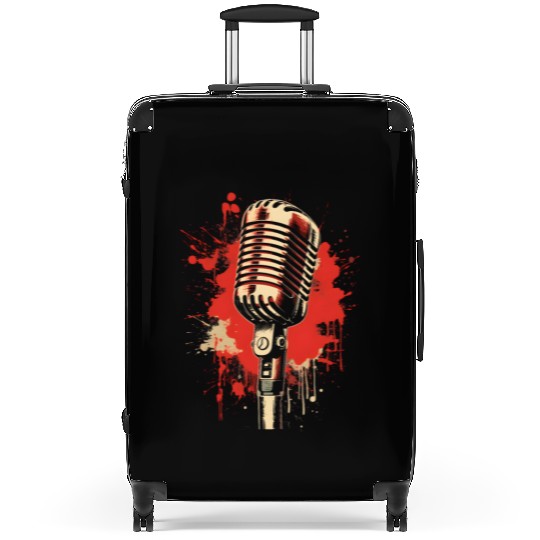 Microphone Classic Mic Splash Suitcases
