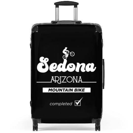 Sedona Arizonna Mountain Biking Suitcases