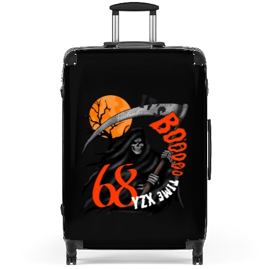 Grim reaper, creepy halloween Suitcases
