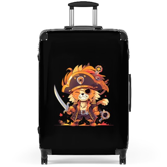 Pirate Lion Buccaneer Pirate Costume Kids Boys Suitcases