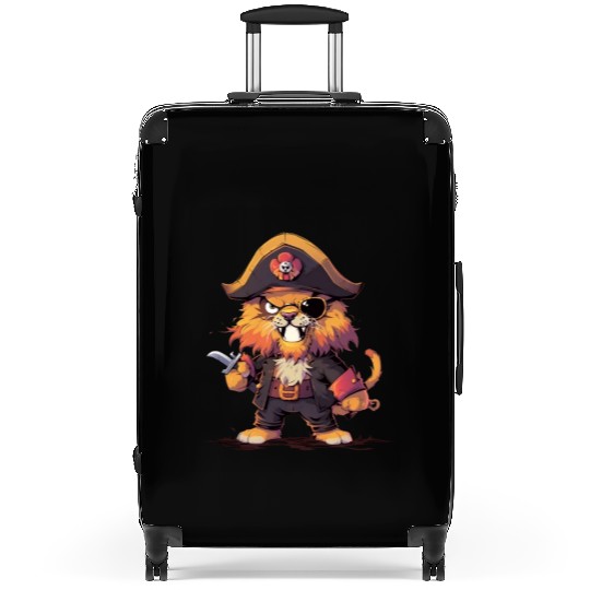 Pirate Lion Buccaneer Pirate Costume Kids Boys Suitcases