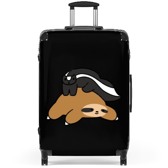Sloth and Skunk Suitcases